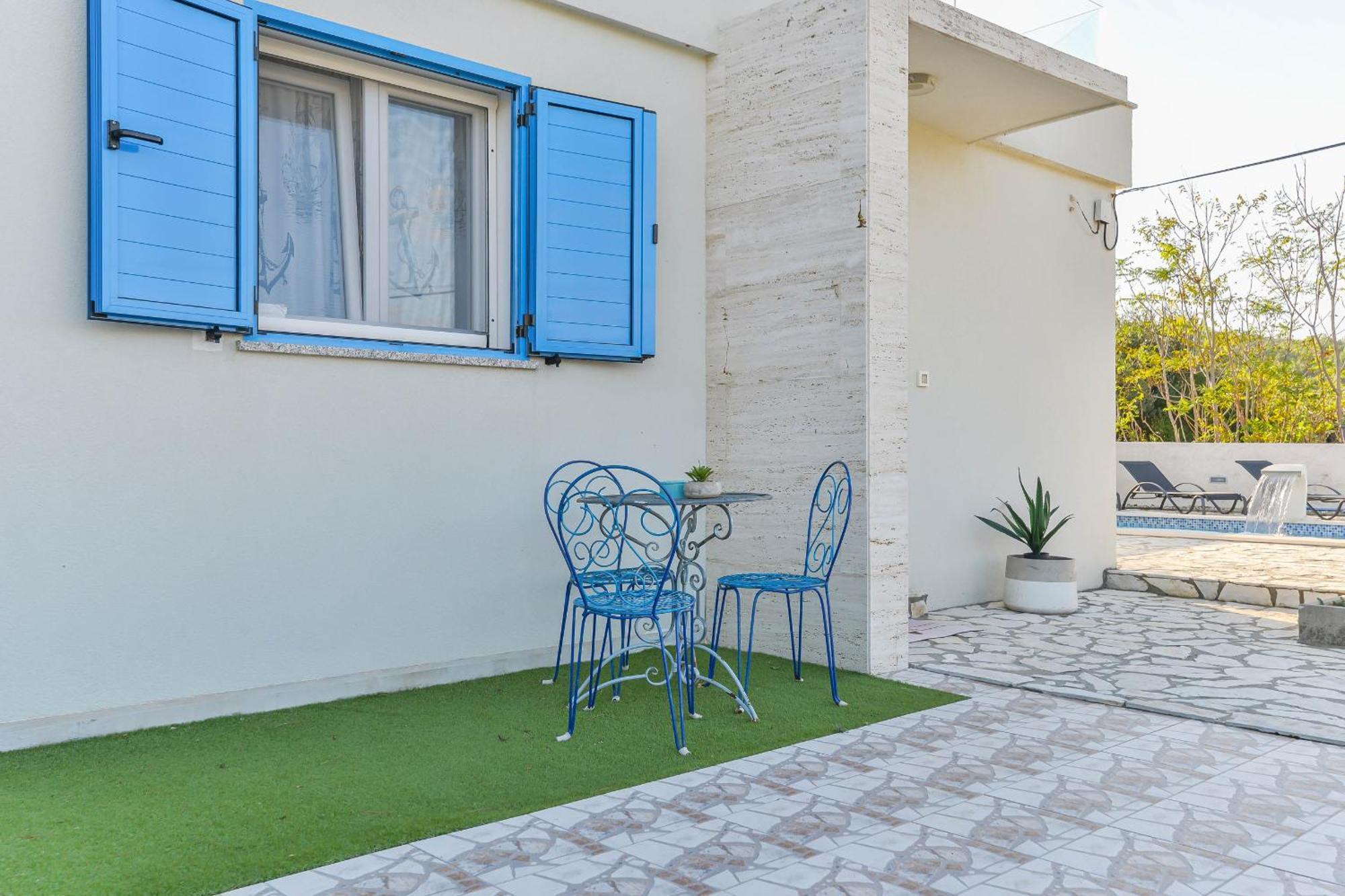 Villa Anna With Pool, Zadar County ヴィンイェラック エクステリア 写真